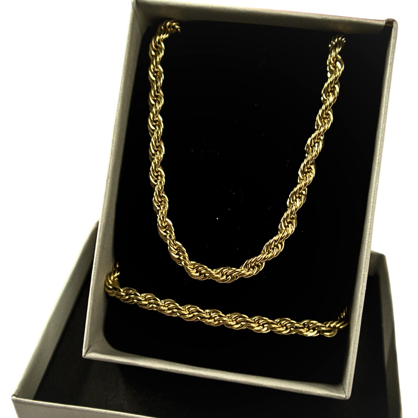 CONJUNTO  | Colar + Pulseira  STELLA I (Aço Inoxidável)