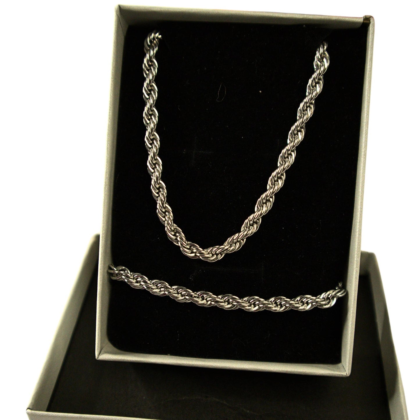 CONJUNTO  | Colar + Pulseira  STELLA I (Aço Inoxidável)