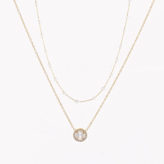 CONJUNTO | Colar Laura + Colar Mariana I  (Aço Inoxidável)