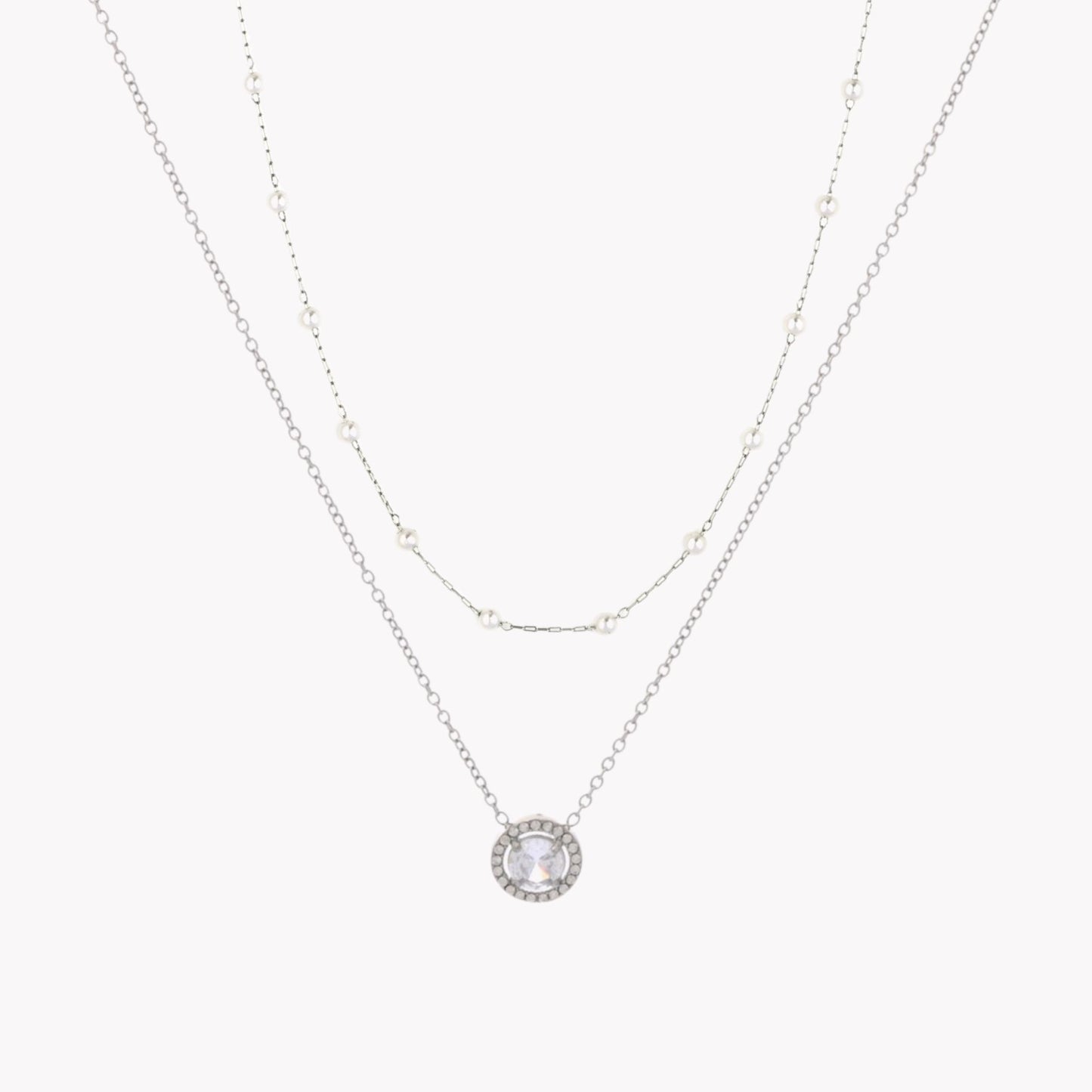 CONJUNTO | Colar Laura + Colar Mariana I  (Aço Inoxidável)