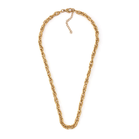 CLOE II | Colar em malha entrançada em Aço Inoxidável