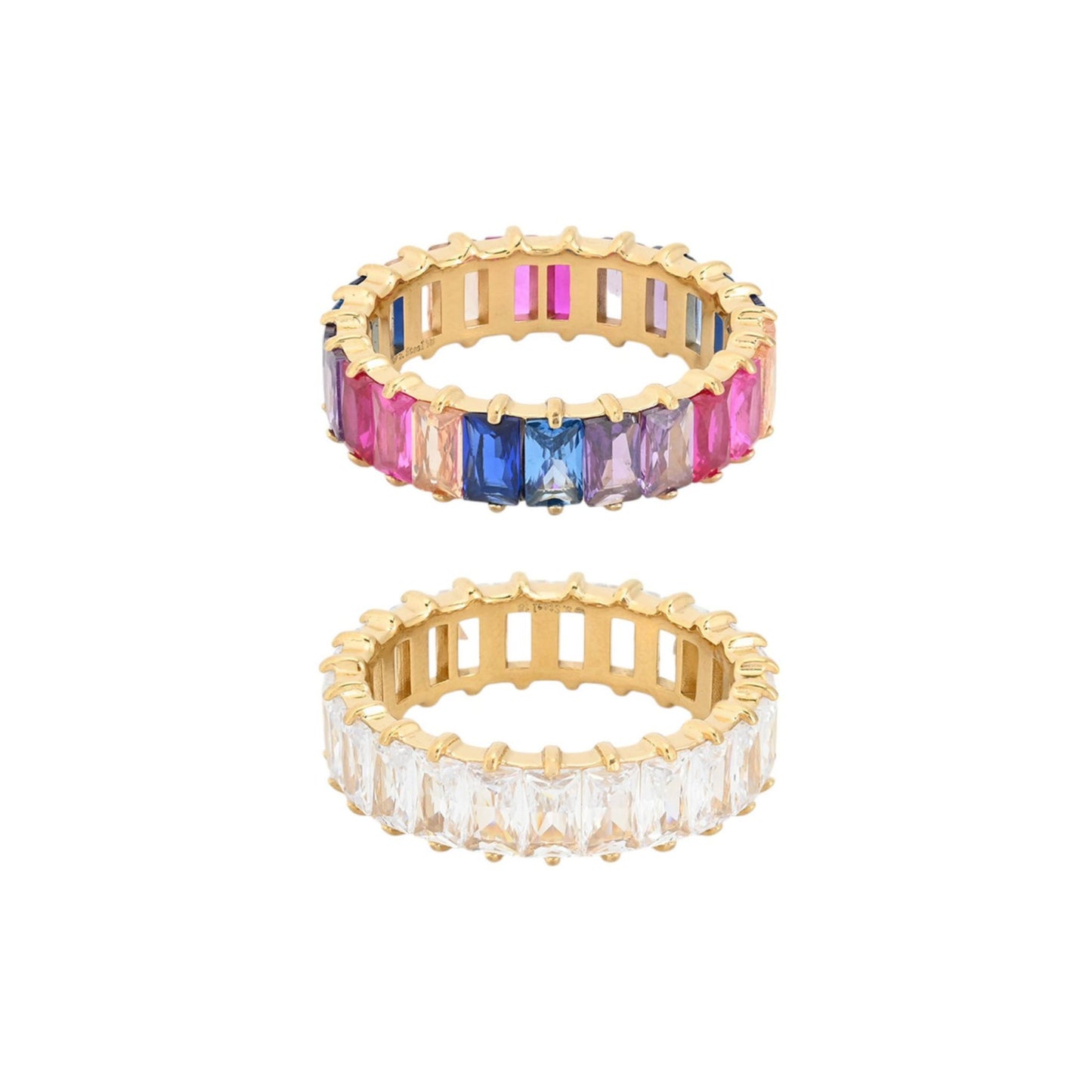 CRISTAL II | Anillo en Acero y Circonitas