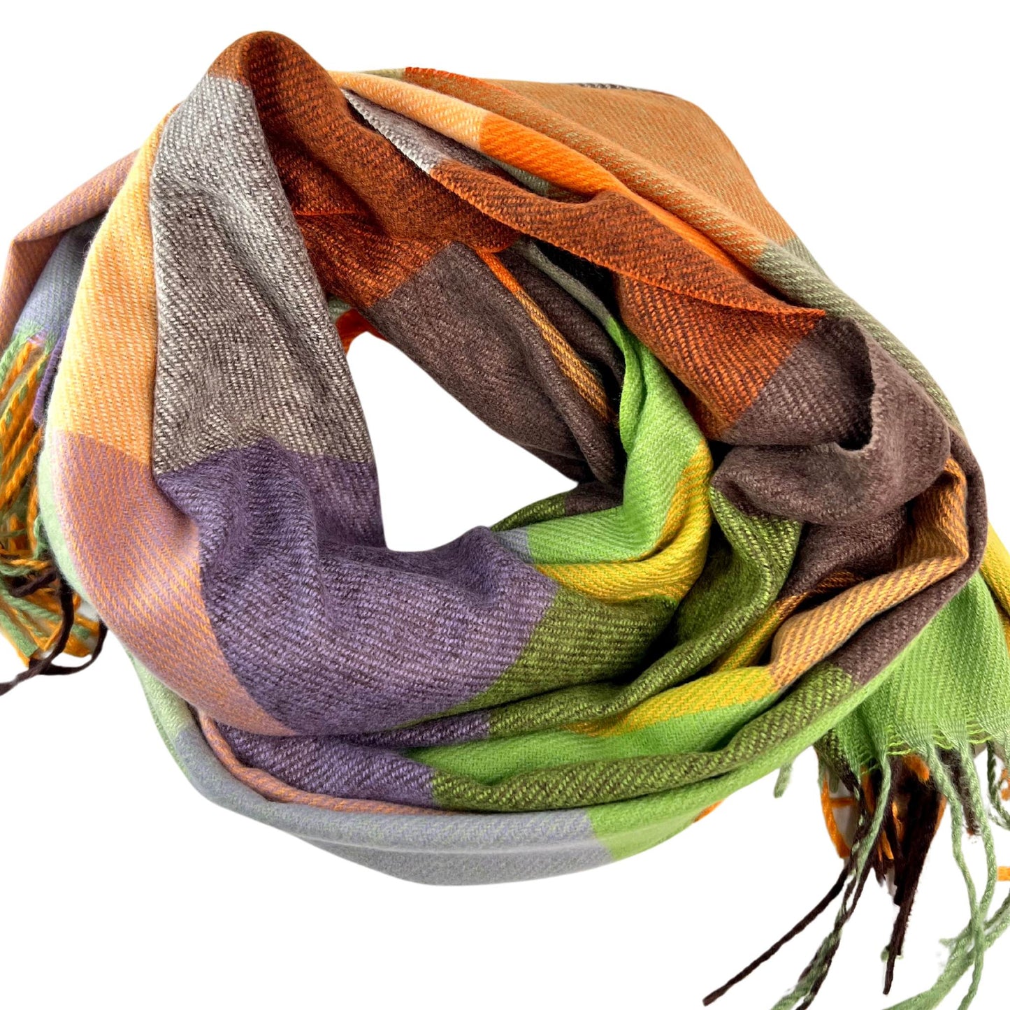 Multicolored Checkered Scarf