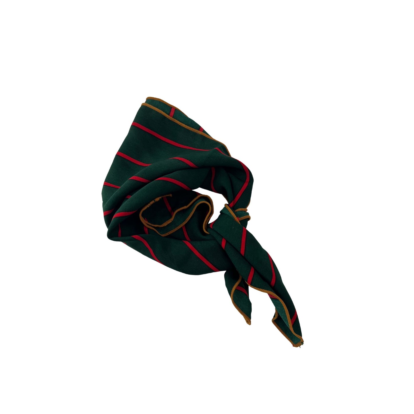 Pañuelo mini raso rayas rojas