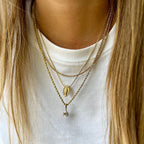 CONJUNTO | Colar Tie I + Colar Christian + Colar Yasmin (Aço Inoxidável)