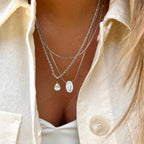 CONJUNTO | Colar Tie I + Colar Christian + Colar Yasmin (Aço Inoxidável)