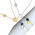 CONJUNTO | Colar + Pulseira Malala (Aço Inox)