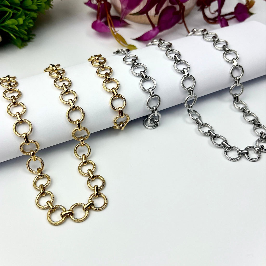 CONJUNTO CLAIRE | Colar + Pulseira CLAIRE (Aço Inoxidável)