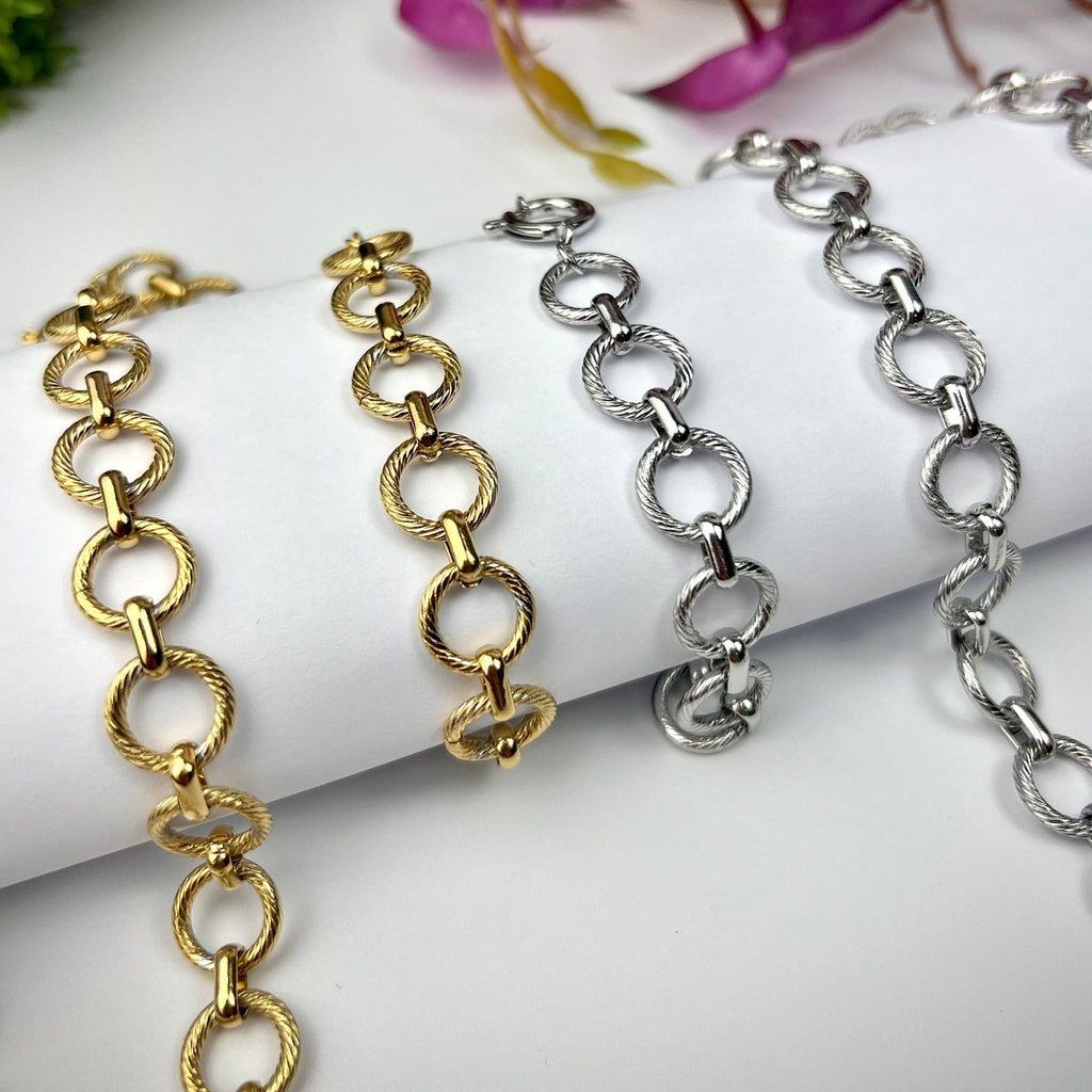 CONJUNTO CLAIRE | Colar + Pulseira CLAIRE (Aço Inoxidável)