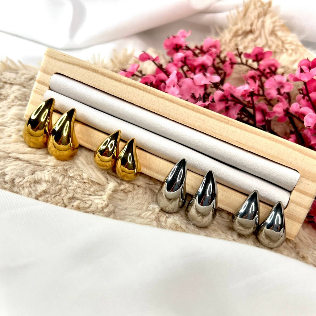 ANA | Stainless Steel Drop Style Earring