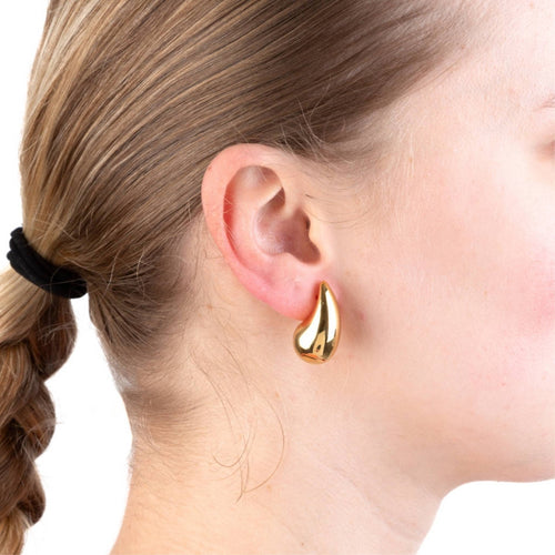 ANA | Brinco Estilo Gota em Aço inoxidável em Aço Inoxidável