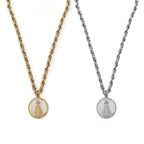 APARECIDA | Colar com Nossa Sra. Aparecida em Aço Inox