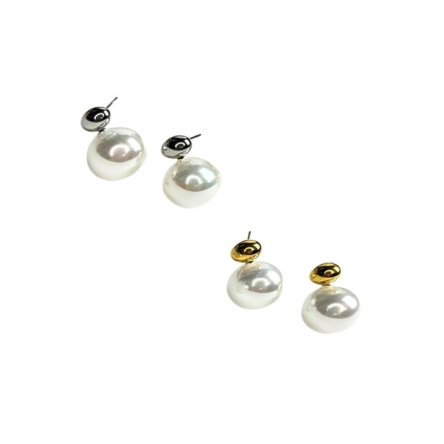 AURORA III | Brincos em Aço Inoxidável Dourado e Prateado