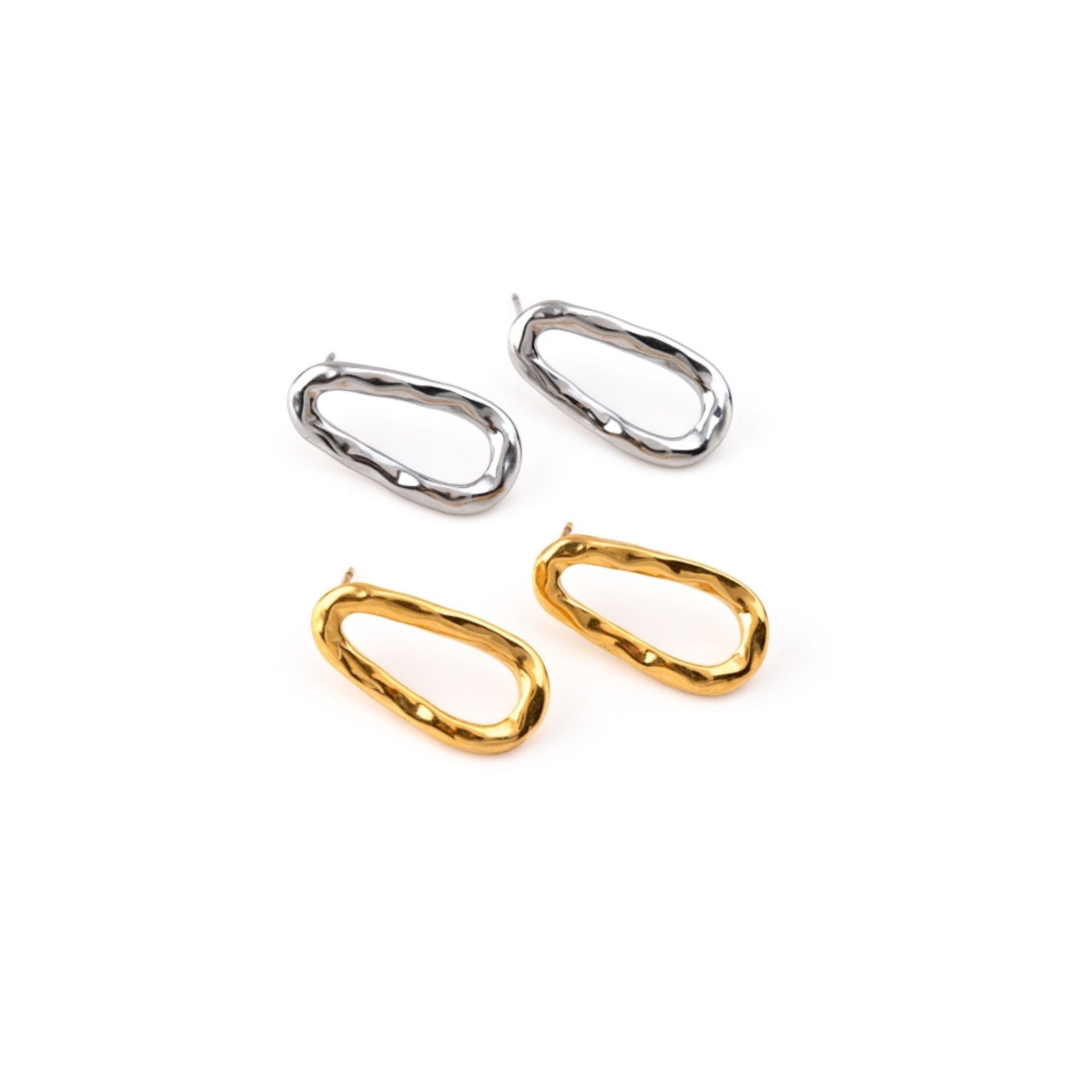 CÉCILE | Brincos Básicos em Aço Inoxidável