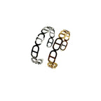 CHRISTIAN | Pulseira Tipo Escrava em Aço Inoxidável