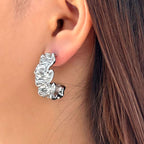 FLAVE | Brincos Médios em Aço Inoxidável