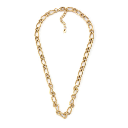 CLAIRE II | Colar Básico com Elos Ovais em Aço Inoxidável