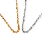 CLOE II | Colar em malha entrançada em Aço Inoxidável