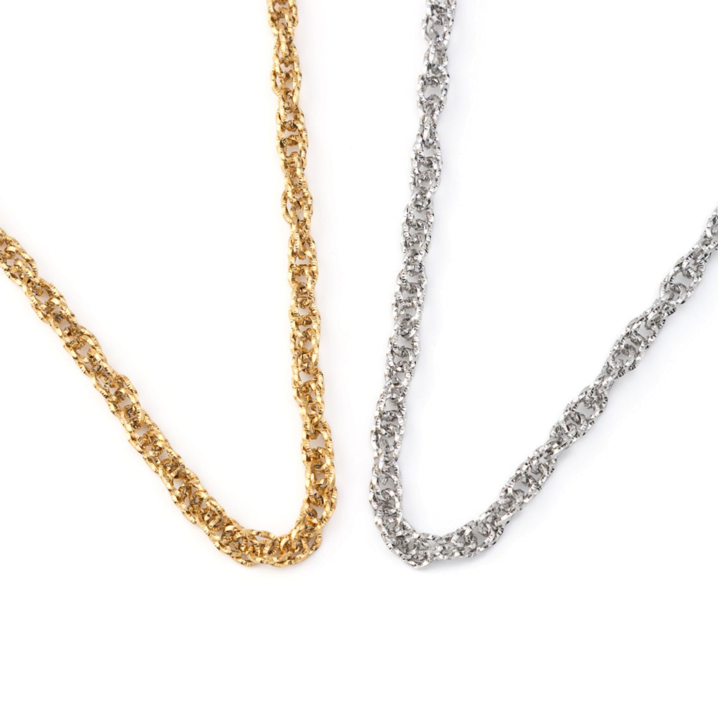 CLOE II | Colar em malha entrançada em Aço Inoxidável