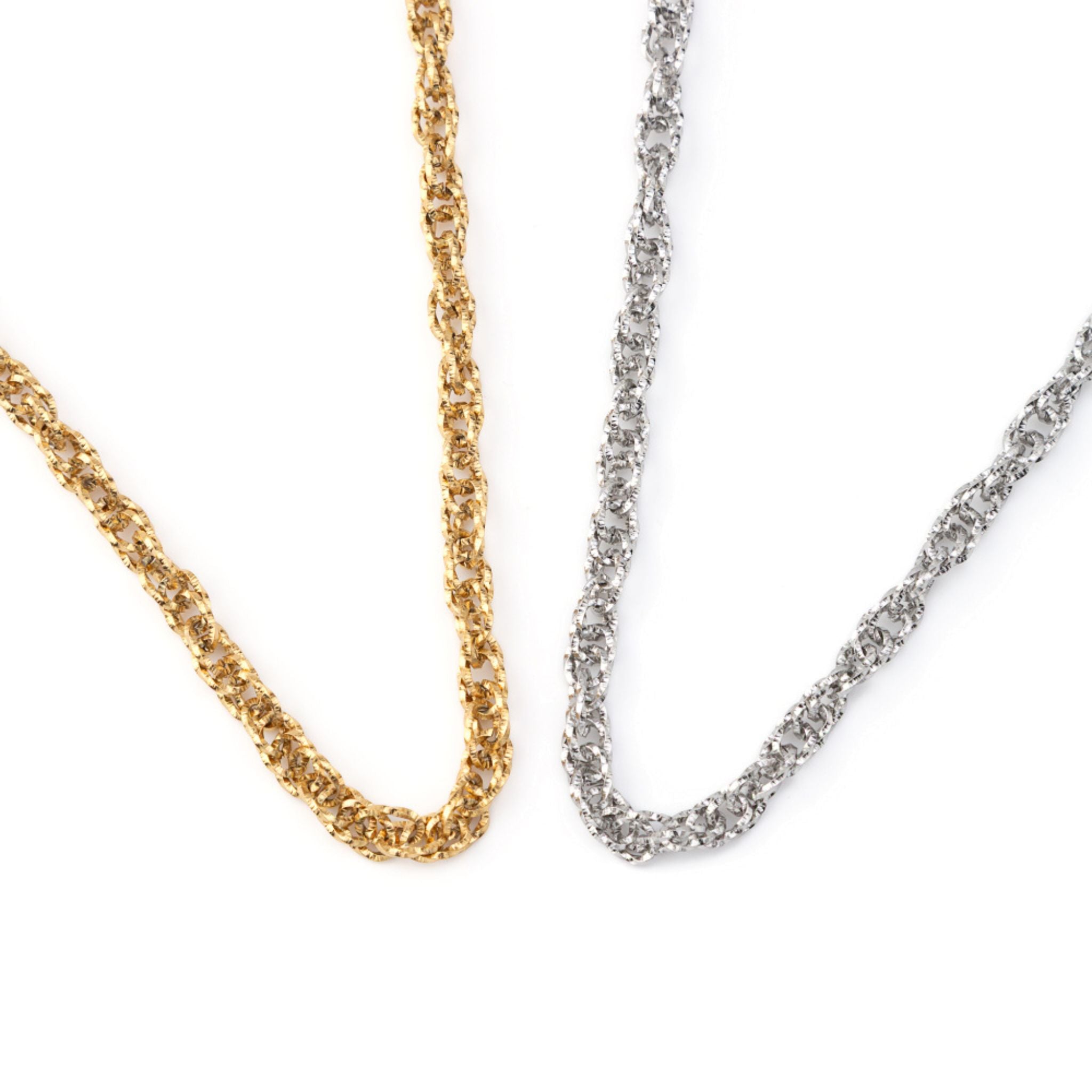 CLOE II | Colar em malha entrançada em Aço Inoxidável