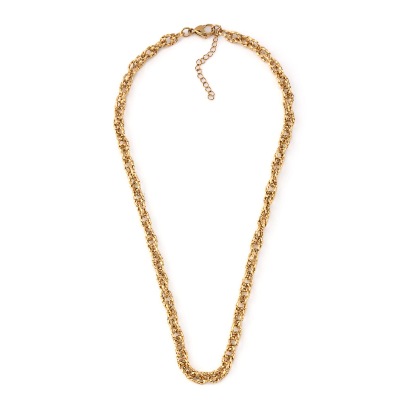 CLOE II | Colar em malha entrançada em Aço Inoxidável