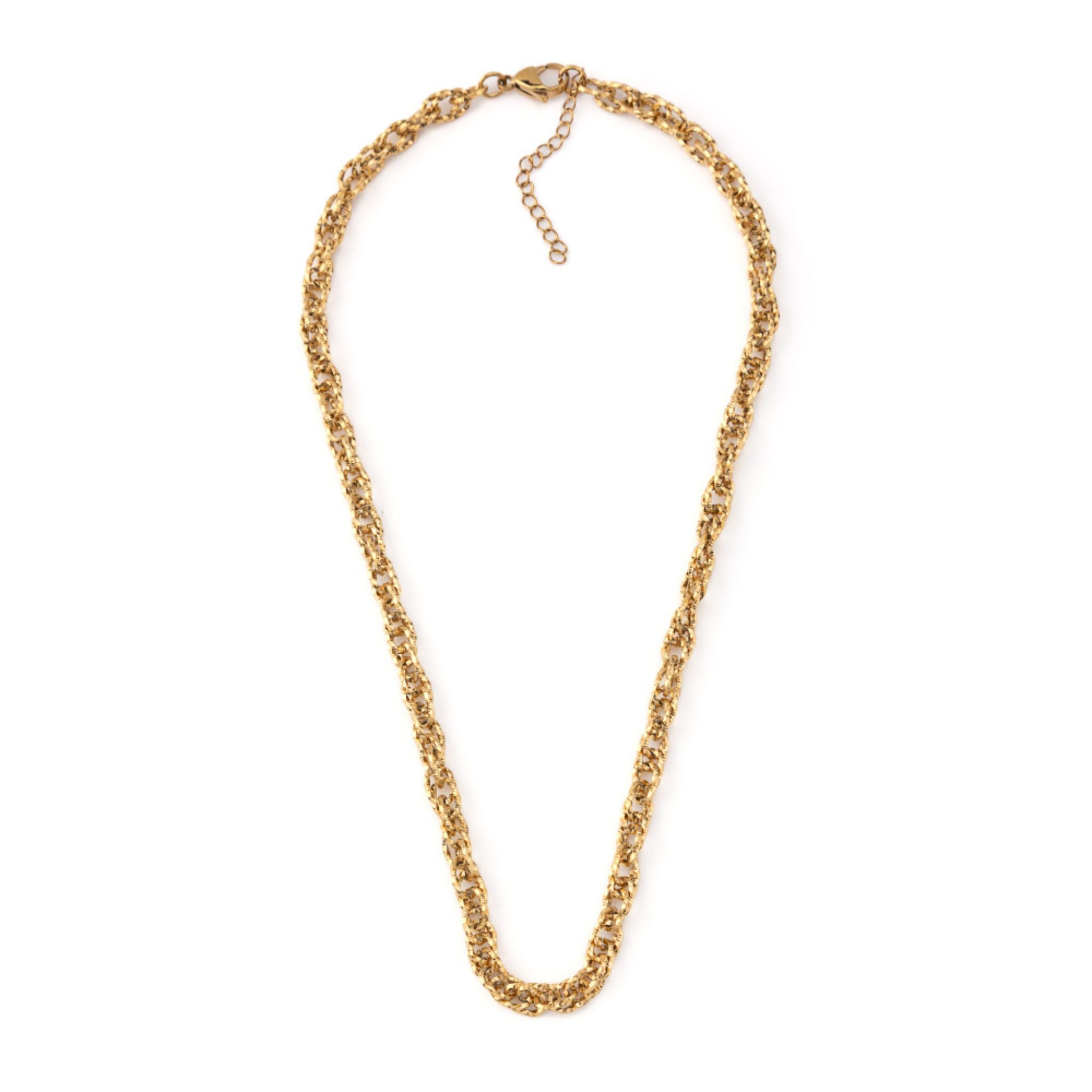 CLOE II | Colar em malha entrançada em Aço Inoxidável