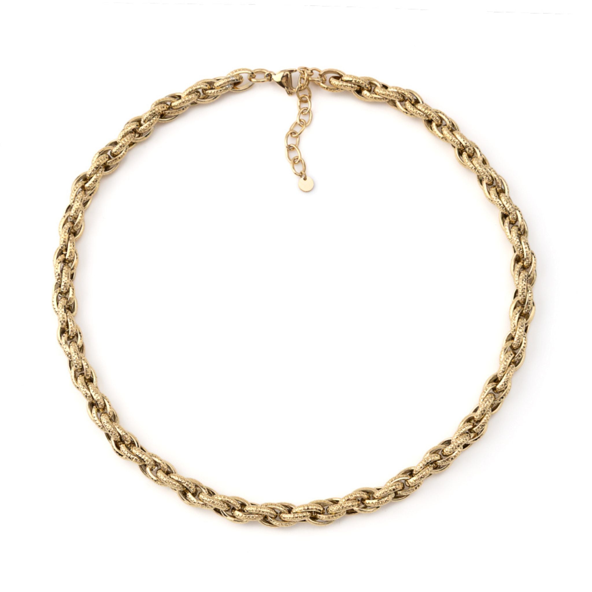 CLAIRE III | Colar Básico com Elos Ovais em Aço Inox