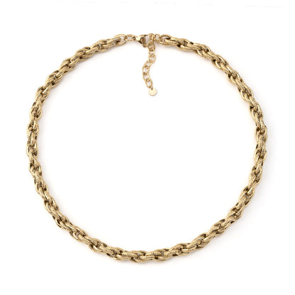 CLAIRE III | Colar Básico com Elos Ovais em Aço Inox