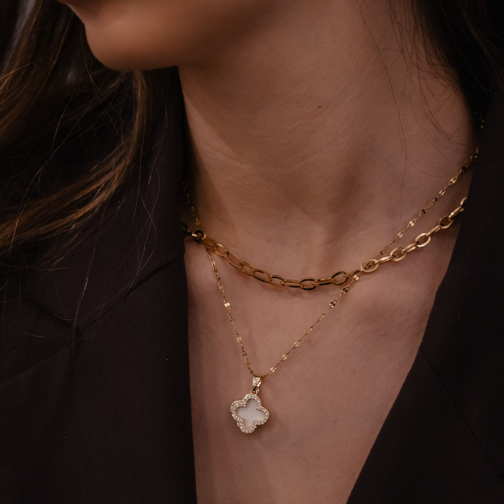 ALBA | Colar Básico com Elos Ovais em Aço Inoxidável