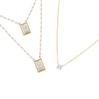 CONJUNTO | Escapulário CHRIS III + Colar LUZ em Aço Inoxidável