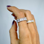 CRYSTAL II | Ring in Stainless Steel and Zirconia