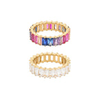 CRYSTAL II | Ring in Stainless Steel and Zirconia