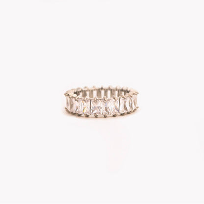 CRYSTAL II | Ring in Stainless Steel and Zirconia