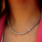 ARMONIA | Colar em Zircônias e Aço Inoxidável