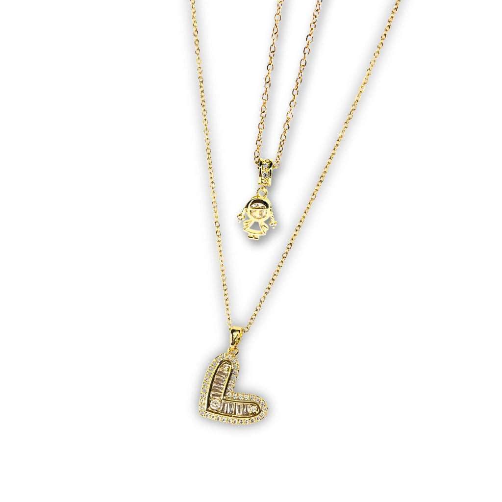 CONJUNTO  DIA DA MÃE | COLAR Carolina + Colar Kids (OFERTA CAIXA PRESENTE)