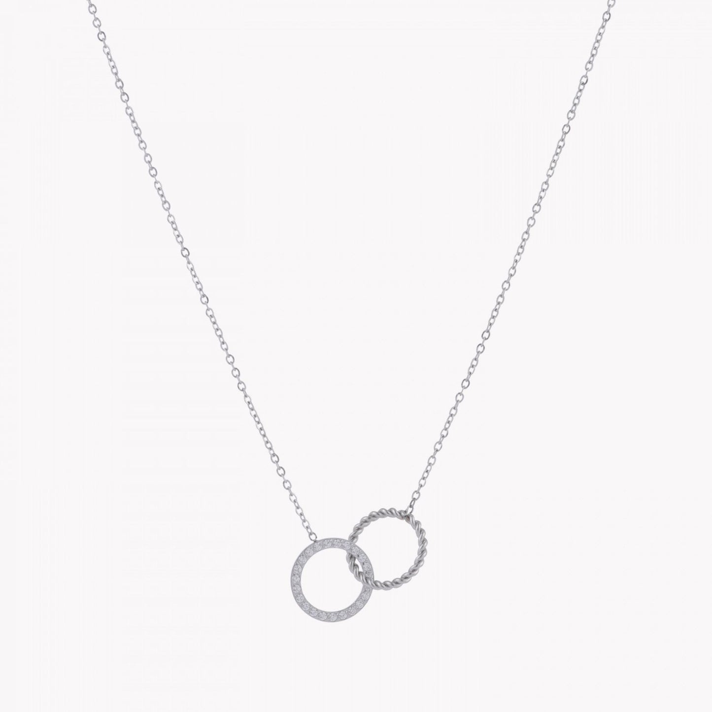 ZARA | Necklace in Stainless Steel and Zirconia