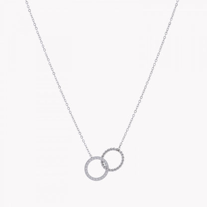 ZARA | Necklace in Stainless Steel and Zirconia