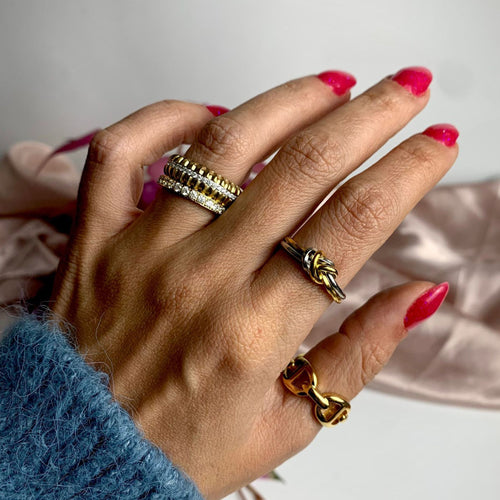 ALIAH | Anel em Aço Inoxidável