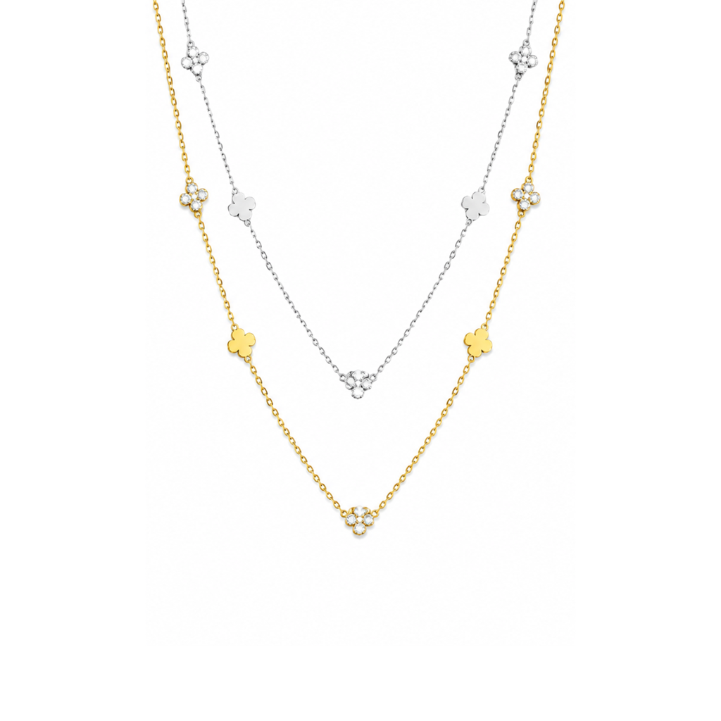 ELOISA | Colar estilo Chocker com Zircônias em Aço Inox