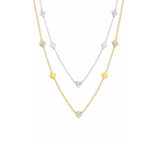 ELOISA | Colar estilo Chocker com Zircônias em Aço Inox