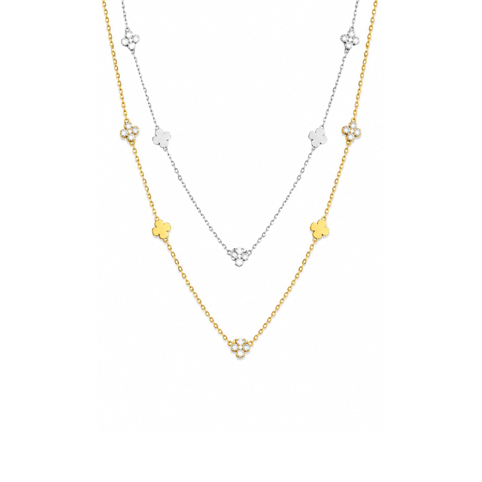 ELOISA | Colar estilo Chocker com Zircônias em Aço Inox