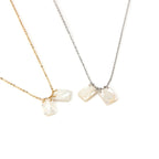 ESMERALDA I | Colar tipo Escapulário em Aço Inoxidável