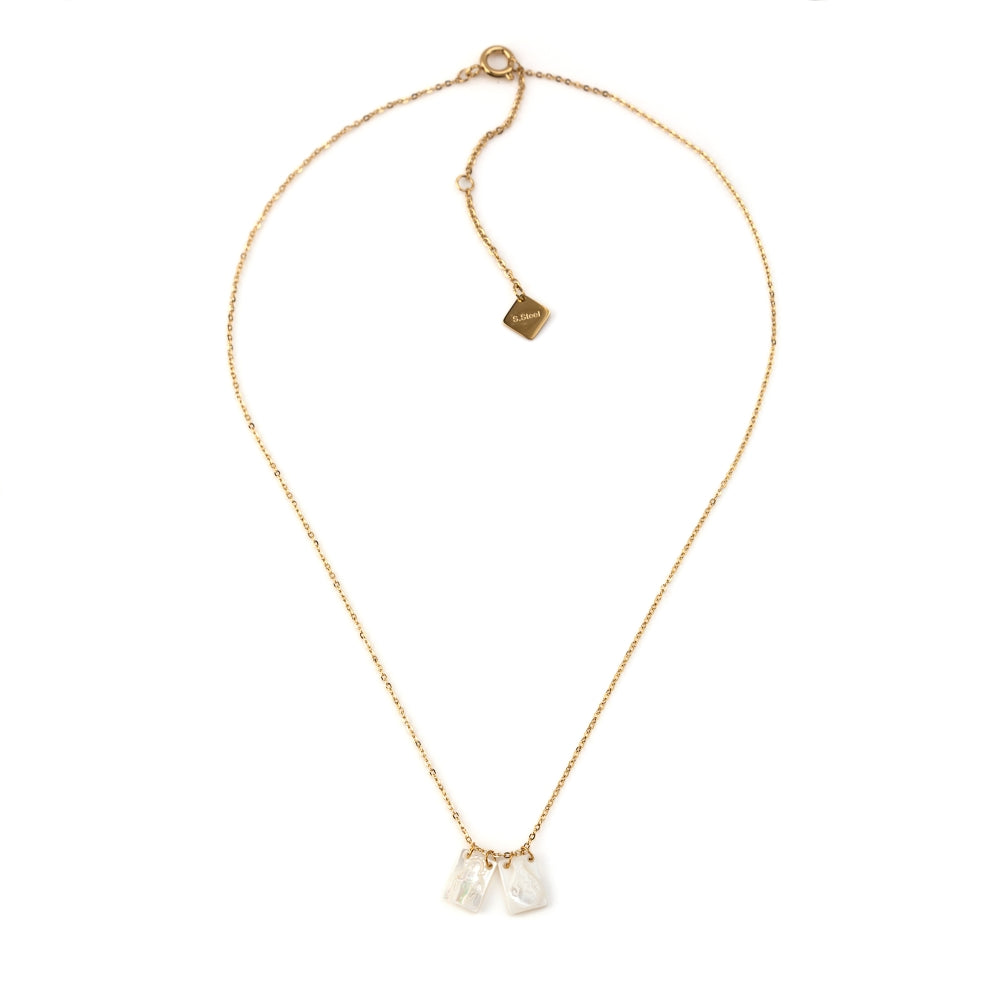 ESMERALDA I | Colar tipo Escapulário em Aço Inoxidável