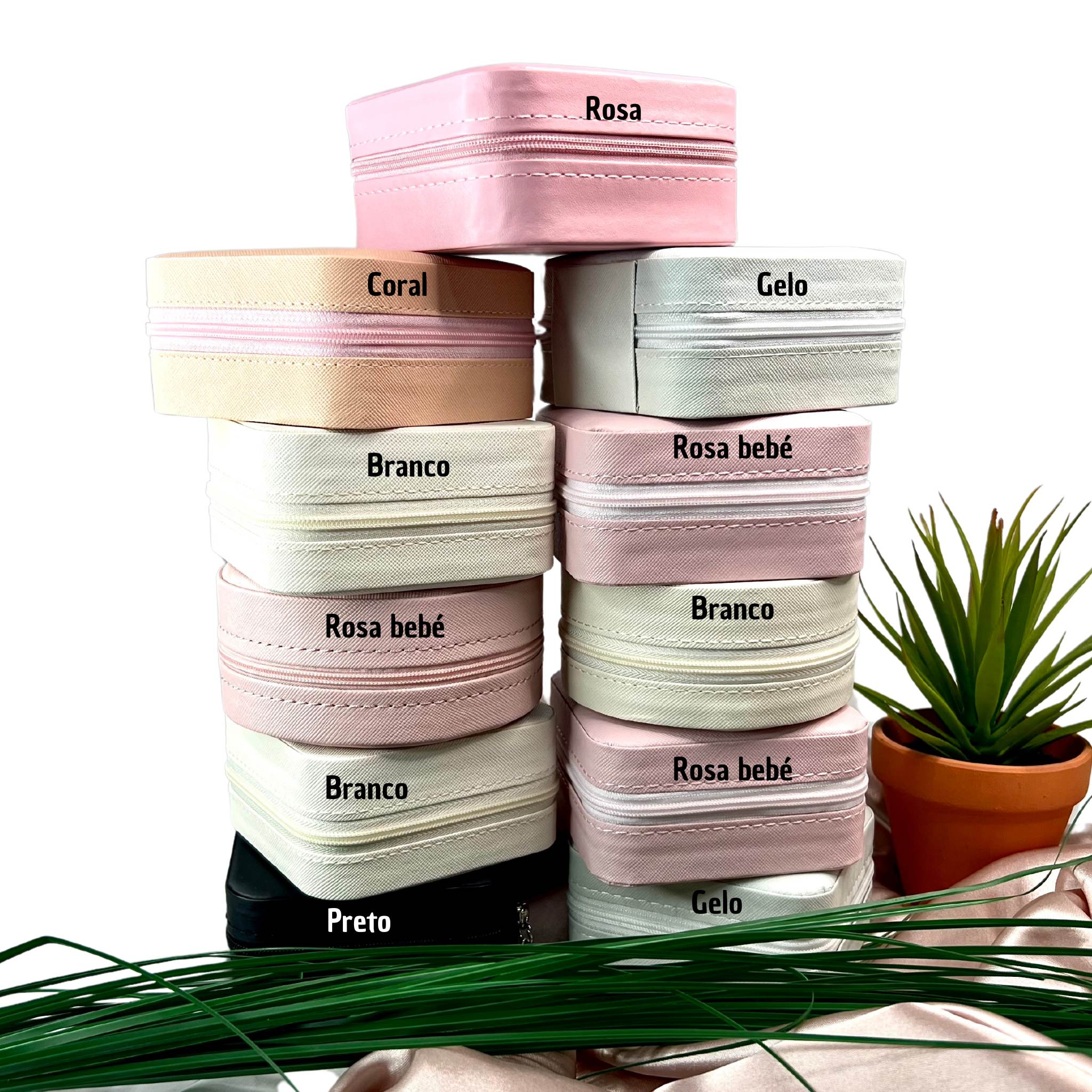 Guarda-jóias Oval | Várias Cores