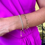 HEARTS | Pulseira com Corações em Aço Inoxidável