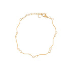 INFINITO | Pulseira Irregular com Símbolos de Infinito em Aço Inoxidável