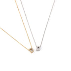 INICIAL | Colar com Letra em Zircônias em Aço Inoxidável