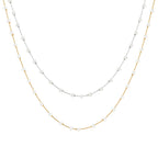 LAURA | Colar em Pérolas Estilo Chocker em Aço Inox