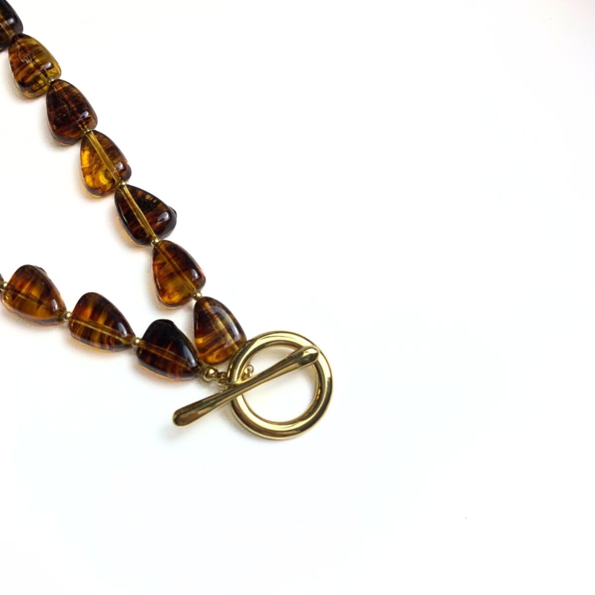 LIMA II | Colar em Acrílico e Aço Inox com Fecho T Frontal