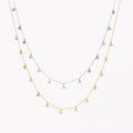 LOLA | Colar Tipo Chocker com Mini Triângulos em Aço Inoxidável
